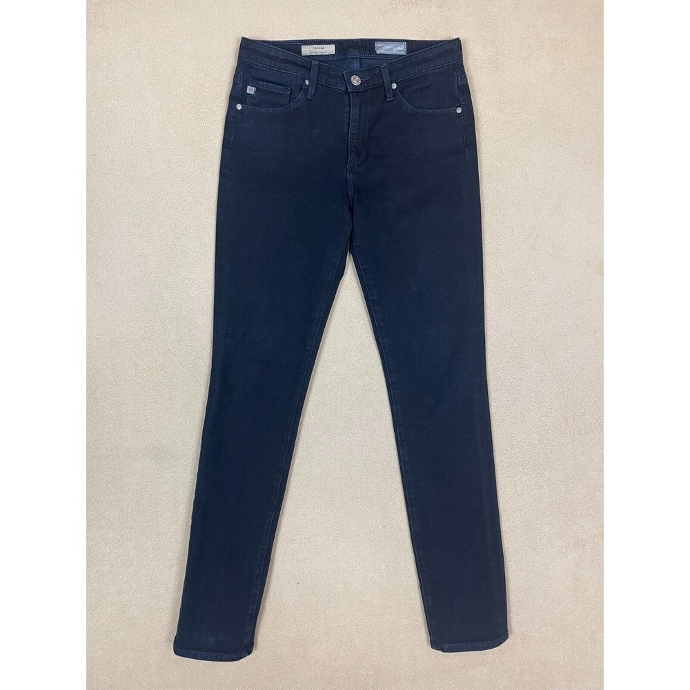 AG Adriano Goldschmied The Prima Mid Rise‎ Cigarette Jeans Womens 26 Indigo Blue